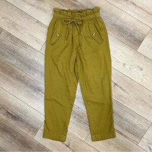 LOFT Paperbag Waist High Rise Straight Pants Size XSP